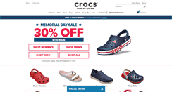 Desktop Screenshot of crocs.com